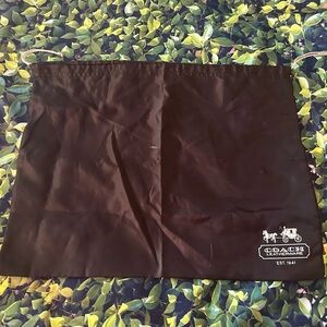 Coach Black Dust Bag 6